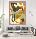 Luminous Ochre Abstract Infinity by Little Dean on GIANT ART - abstract