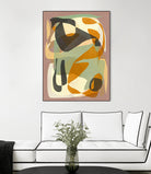 Luminous Ochre Abstract Infinity by Little Dean on GIANT ART - abstract