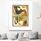Luminous Ochre Abstract Infinity by Little Dean on GIANT ART - abstract