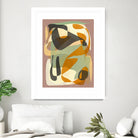 Luminous Ochre Abstract Infinity by Little Dean on GIANT ART - abstract