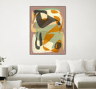 Luminous Ochre Abstract Infinity by Little Dean on GIANT ART - abstract