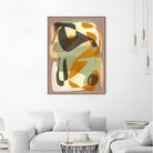Luminous Ochre Abstract Infinity by Little Dean on GIANT ART - abstract