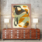 Luminous Ochre Abstract Infinity by Little Dean on GIANT ART - abstract