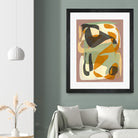 Luminous Ochre Abstract Infinity by Little Dean on GIANT ART - abstract