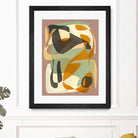 Luminous Ochre Abstract Infinity by Little Dean on GIANT ART - abstract