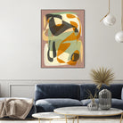 Luminous Ochre Abstract Infinity by Little Dean on GIANT ART - abstract