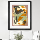 Luminous Ochre Abstract Infinity by Little Dean on GIANT ART - abstract