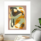 Luminous Ochre Abstract Infinity by Little Dean on GIANT ART - abstract