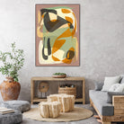 Luminous Ochre Abstract Infinity by Little Dean on GIANT ART - abstract