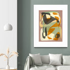Luminous Ochre Abstract Infinity by Little Dean on GIANT ART - abstract