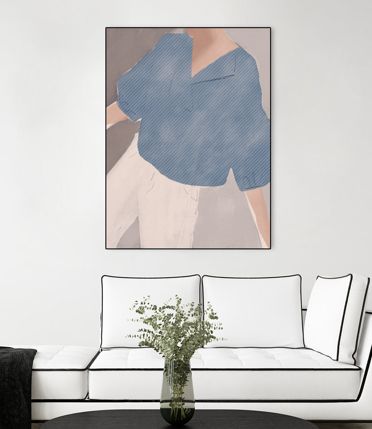 Striped Shirt Wanderer by Little on GIANT ART - illustration person