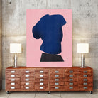 Stone Sculpture In Blue by Little Dean on GIANT ART