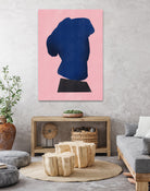 Stone Sculpture In Blue by Little Dean on GIANT ART