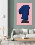 Stone Sculpture In Blue by Little Dean on GIANT ART