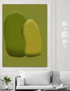 Stacking stone in green by Little on GIANT ART - illustration green