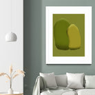 Stacking stone in green by Little on GIANT ART - illustration green