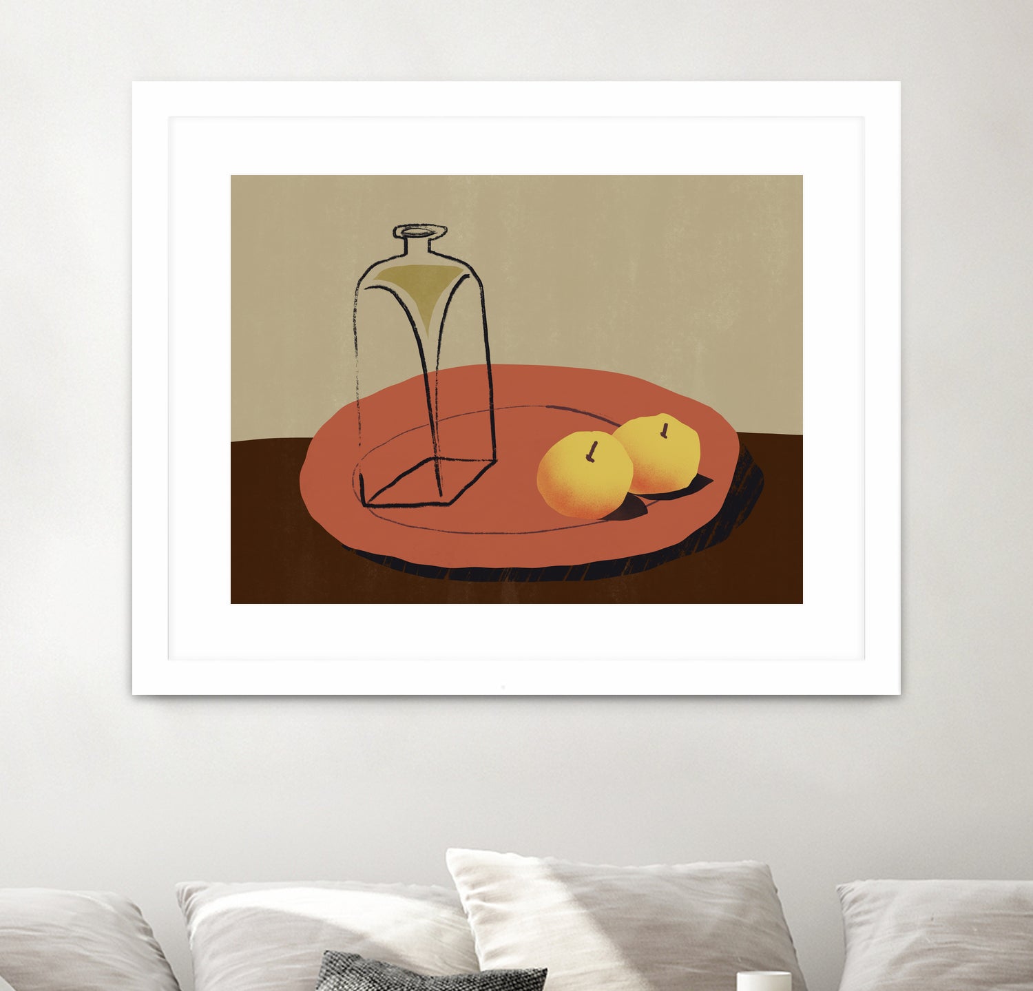 Jar and apple by Little Dean on GIANT ART - illustration still life art