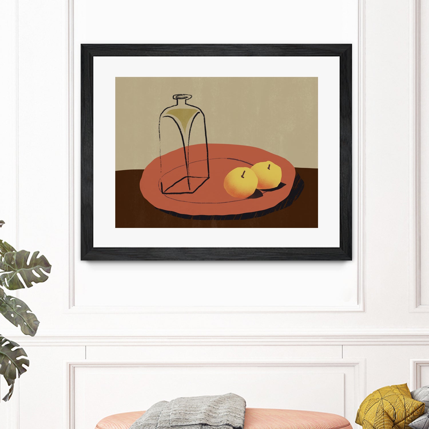 Jar and apple by Little Dean on GIANT ART - illustration still life art