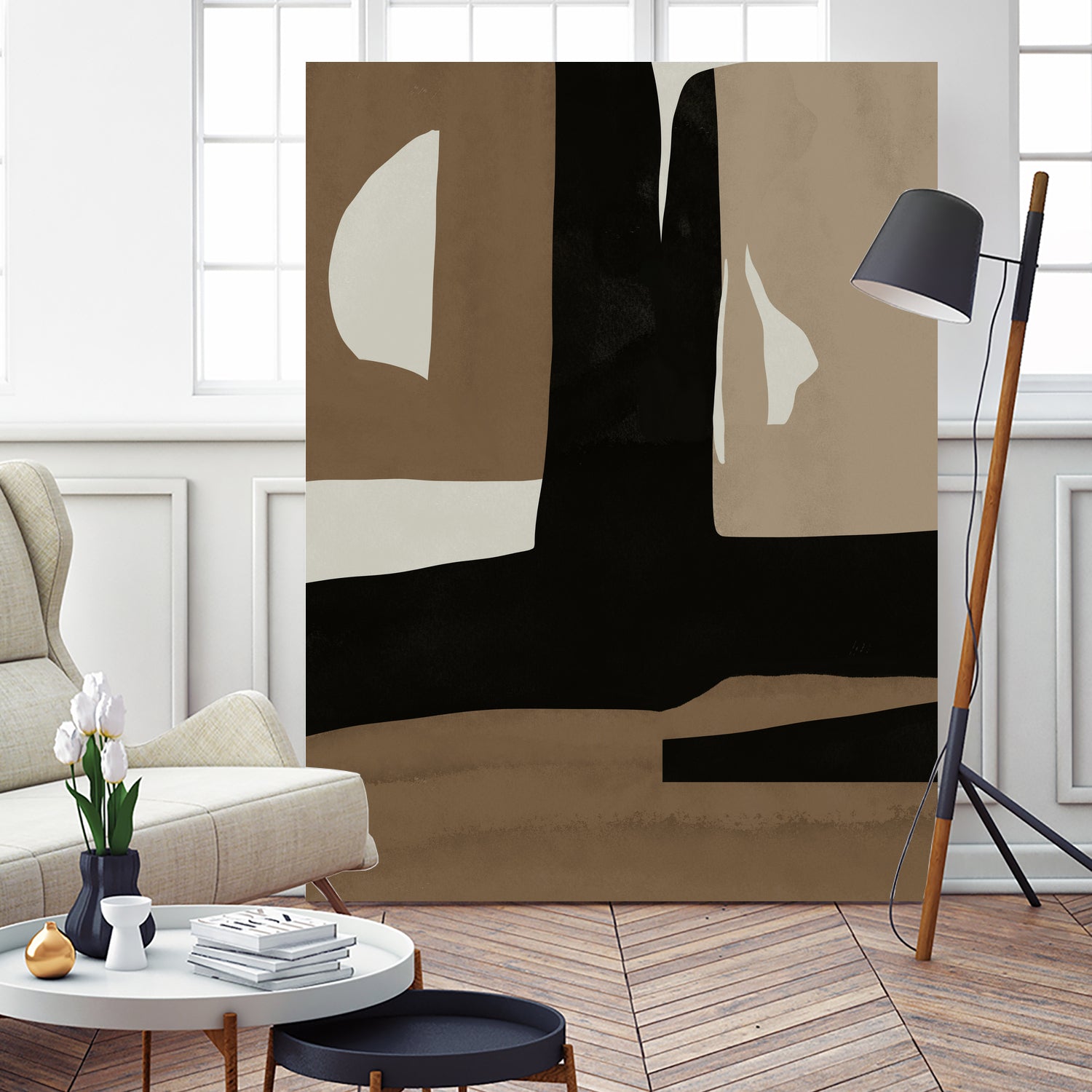 Inspo minimal neutral abstract 05 by Little Dean on GIANT ART