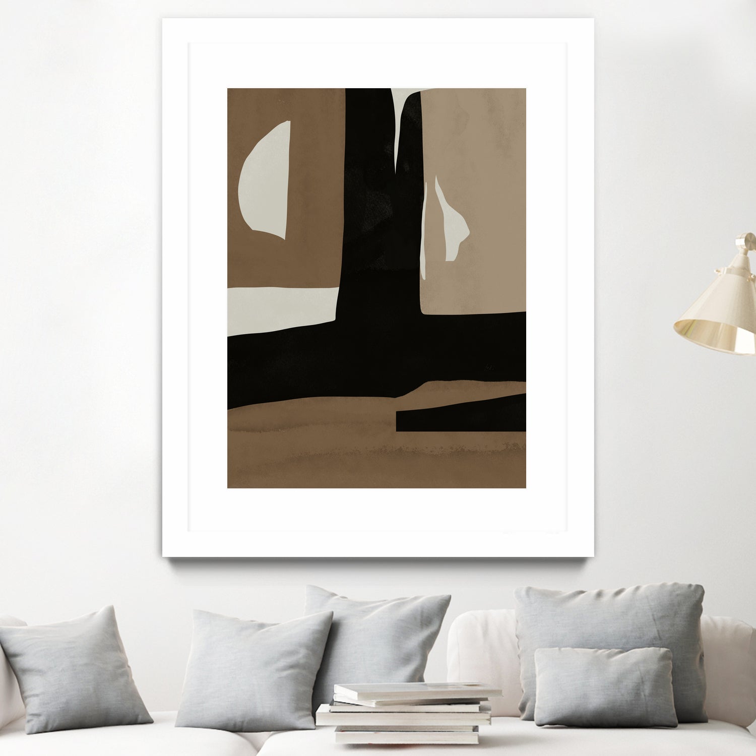 Inspo minimal neutral abstract 05 by Little Dean on GIANT ART