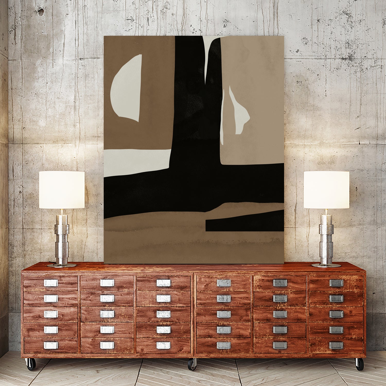 Inspo minimal neutral abstract 05 by Little Dean on GIANT ART