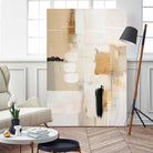 Abstract In Beige 2 by Sally on GIANT ART - orange abstact