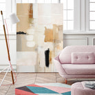 Abstract In Beige 2 by Sally on GIANT ART - orange abstact