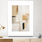 Abstract In Beige 2 by Sally on GIANT ART - orange abstact