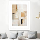 Abstract In Beige 2 by Sally on GIANT ART - orange abstact