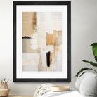 Abstract In Beige 2 by Sally on GIANT ART - orange abstact