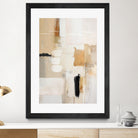 Abstract In Beige 2 by Sally on GIANT ART - orange abstact