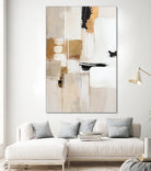 Abstract In Beige 3 by Sally on GIANT ART - ann moss