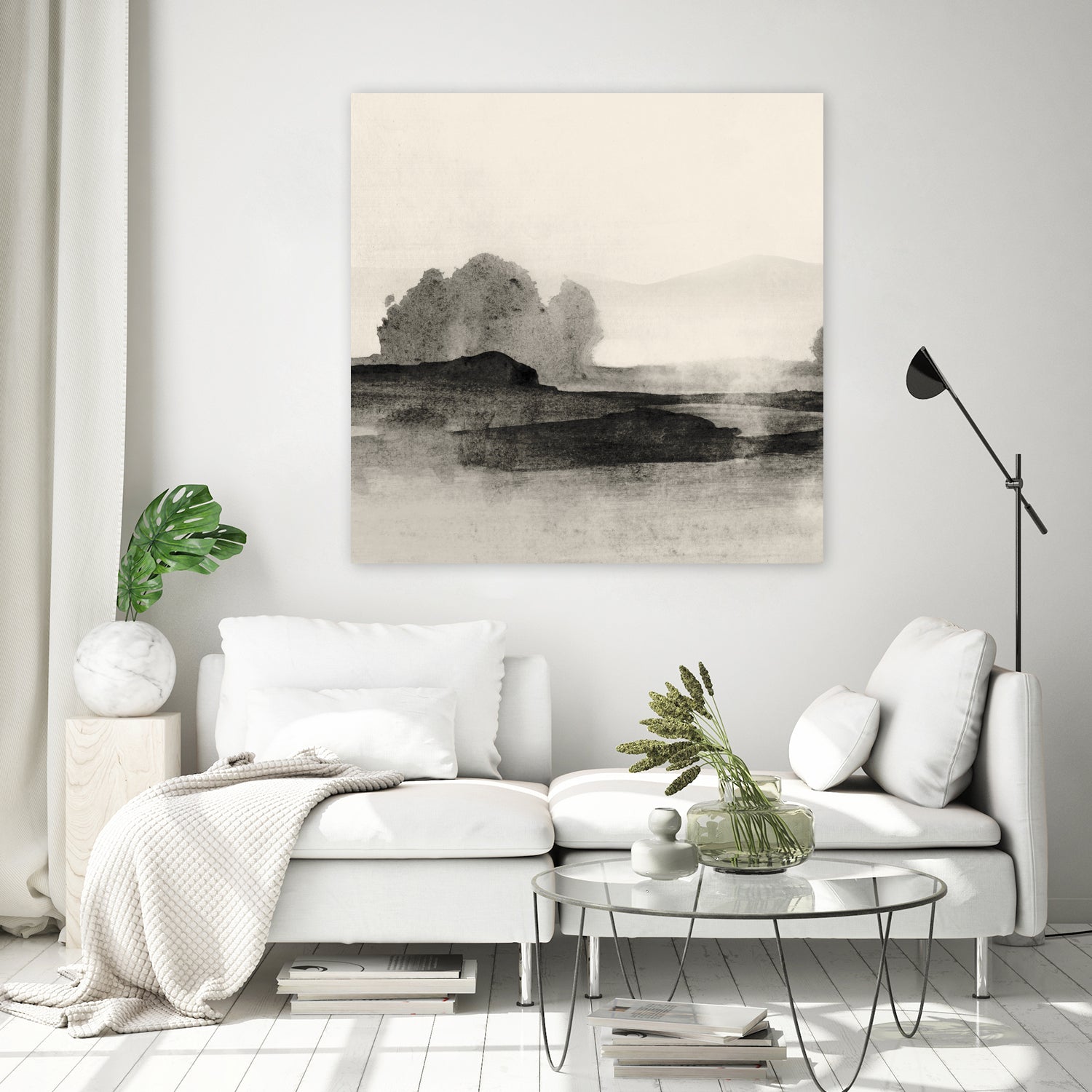 Land 1 by Dan Hobday on GIANT ART - landscape abstraction