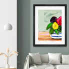 Cherished Aha Master by Angela on GIANT ART - red flowers floral