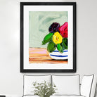 Cherished Aha Master by Angela on GIANT ART - red flowers floral