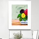 Cherished Aha Master by Angela on GIANT ART - red flowers floral