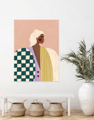 Funky Blouse by Bea Muller on GIANT ART - figurative checker