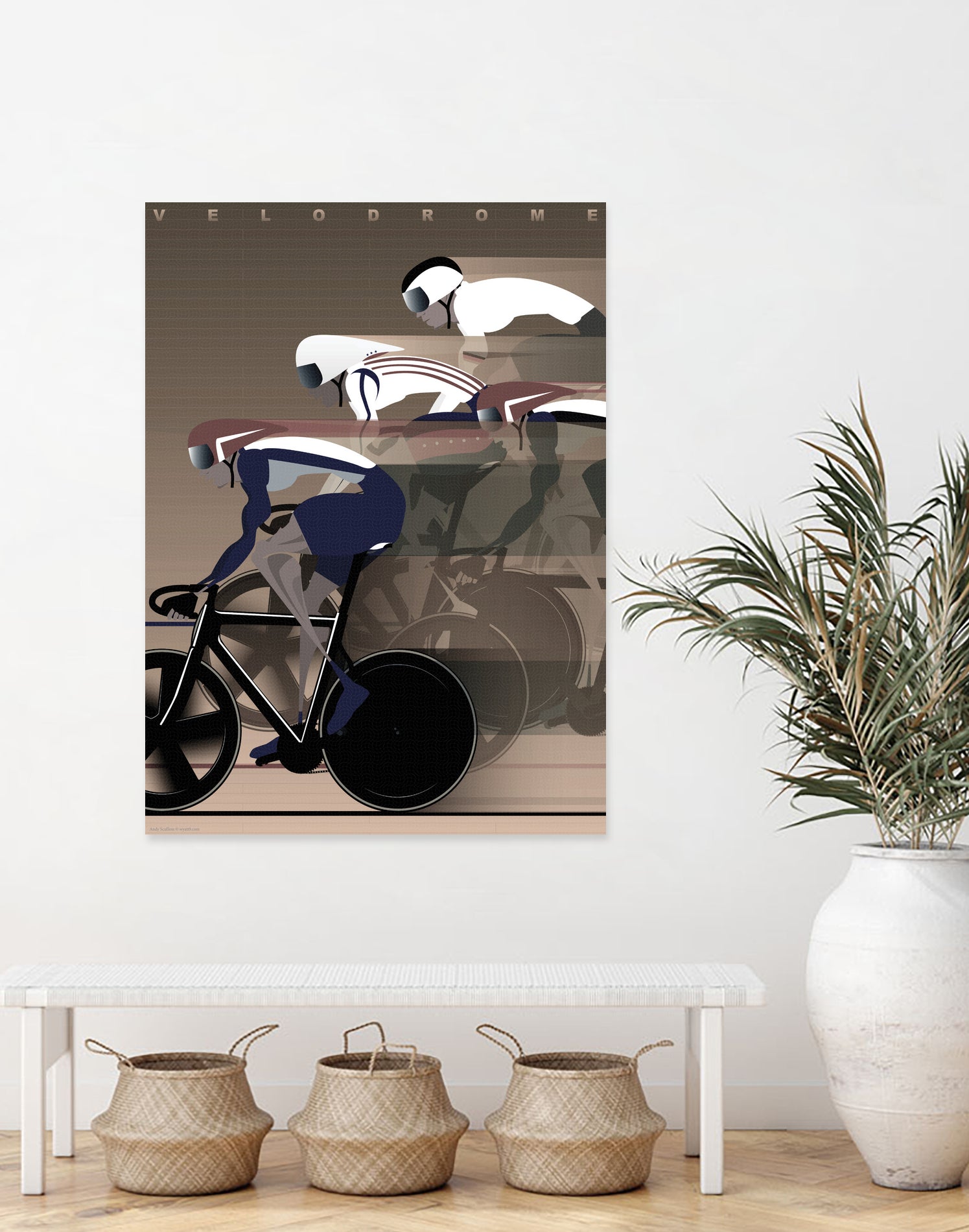 Velodrome by Wyatt 9 on GIANT ART - vintage poster,vintage,retro,old,poster,retro poster,old poster,text,vehicles,grand tour,bicycle,bike,bikes,transportaiton,bicycles,transportation,graphic,word, words, letter, letters, inspiration, inspirational,illustration,vehicle,sport,sports,action,biking,bicycling,cycling,person,people,bike ride,bike rider,bike riding,bicyclist,bike riders,bicyclists,race,racing,helmet,helmets,bicycle shop,family tree,high key,high-