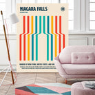 Niagara Falls National Park Travel Poster by Retrodrome on GIANT ART