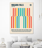 Niagara Falls National Park Travel Poster by Retrodrome on GIANT ART
