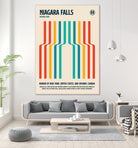 Niagara Falls National Park Travel Poster by Retrodrome on GIANT ART