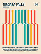 Niagara Falls National Park Travel Poster by Retrodrome on GIANT ART