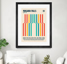 Niagara Falls National Park Travel Poster by Retrodrome on GIANT ART