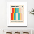 Niagara Falls National Park Travel Poster by Retrodrome on GIANT ART