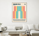 Niagara Falls National Park Travel Poster by Retrodrome on GIANT ART
