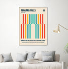 Niagara Falls National Park Travel Poster by Retrodrome on GIANT ART
