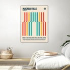Niagara Falls National Park Travel Poster by Retrodrome on GIANT ART