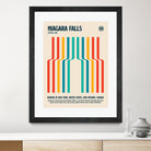 Niagara Falls National Park Travel Poster by Retrodrome on GIANT ART