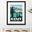 Banff National Park by Retrodome on GIANT ART