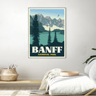 Banff National Park by Retrodome on GIANT ART